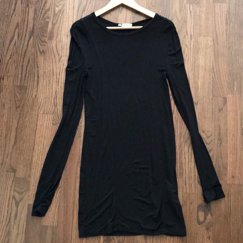 Alexander Wang long sleeve black dress